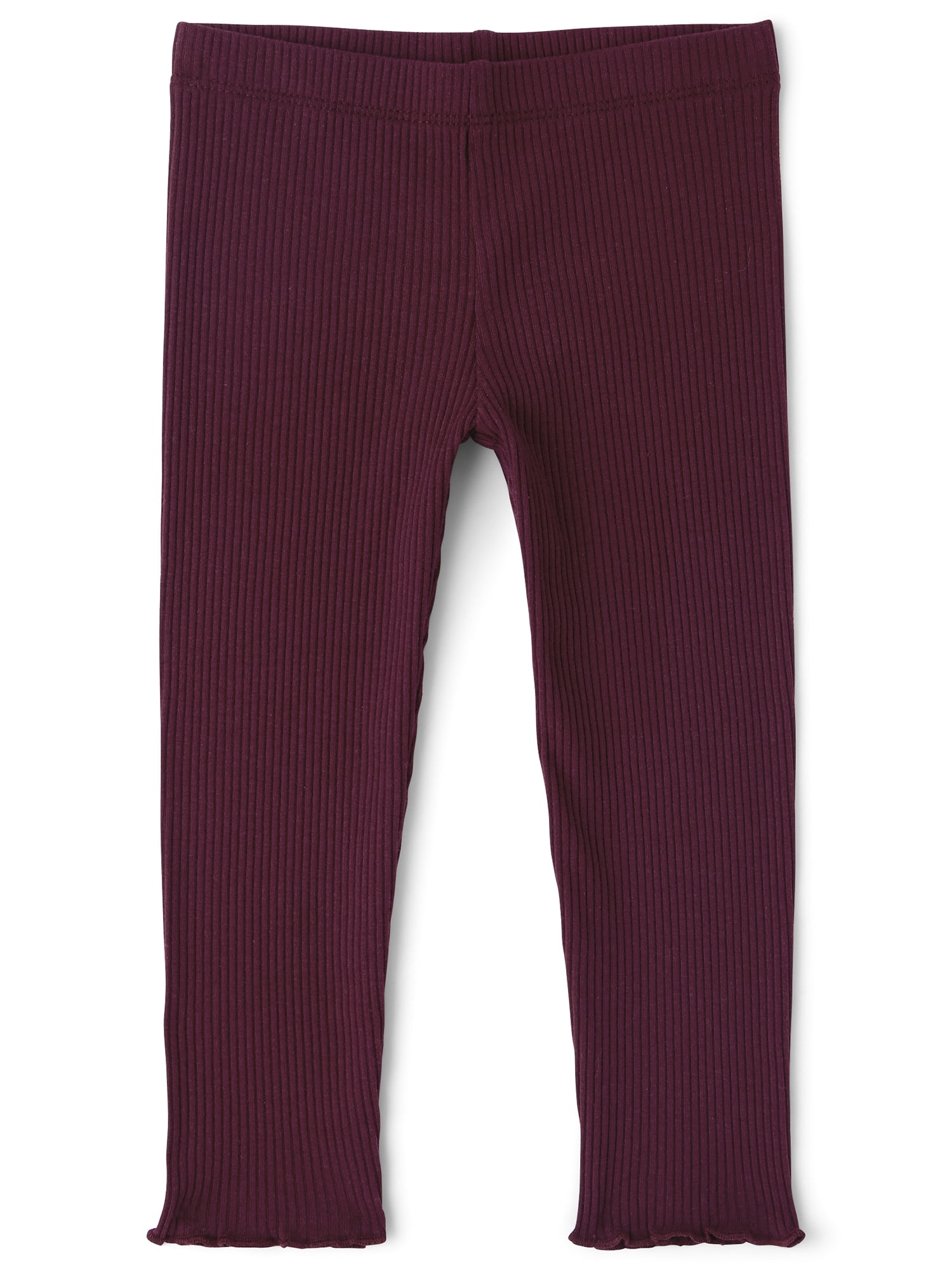 The Children's Place Baby And Toddler Girls Ribbed Lettuce Leggings, Sizes 6M-5T