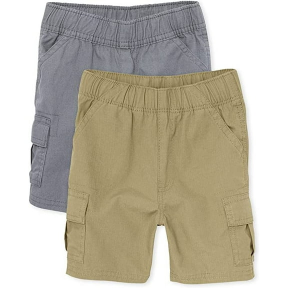 The Children's Place Baby & Toddler Boy's Cargo Shorts, 2-Pack