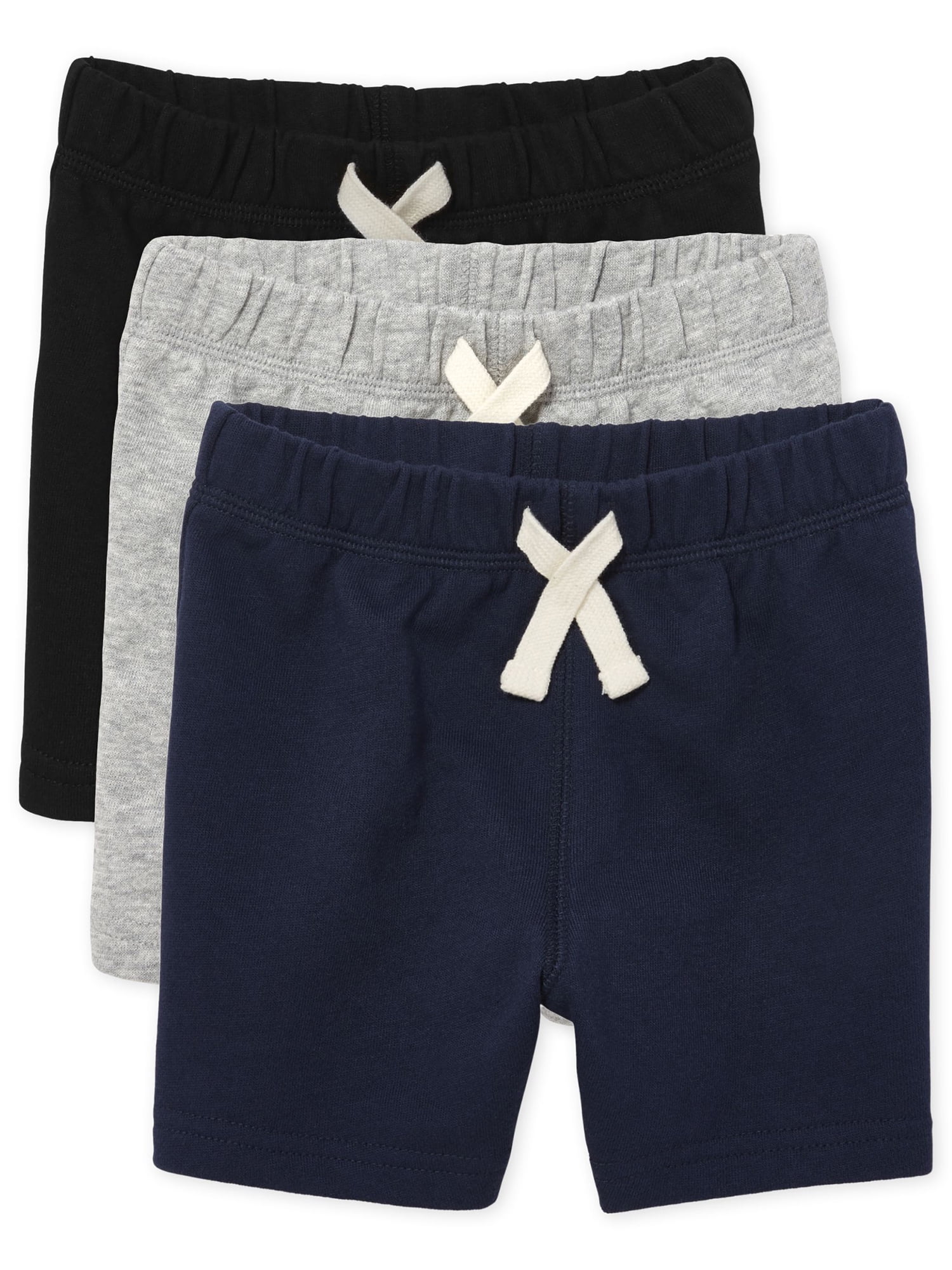 The Children's Place Baby & Toddler Boy's Pull-on Shorts, 3-Pack