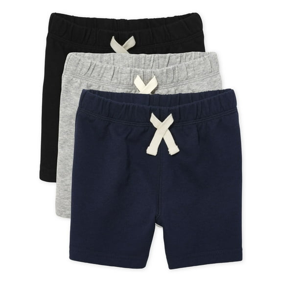 The Children's Place Baby & Toddler Boy's Pull-on Shorts, 3-Pack