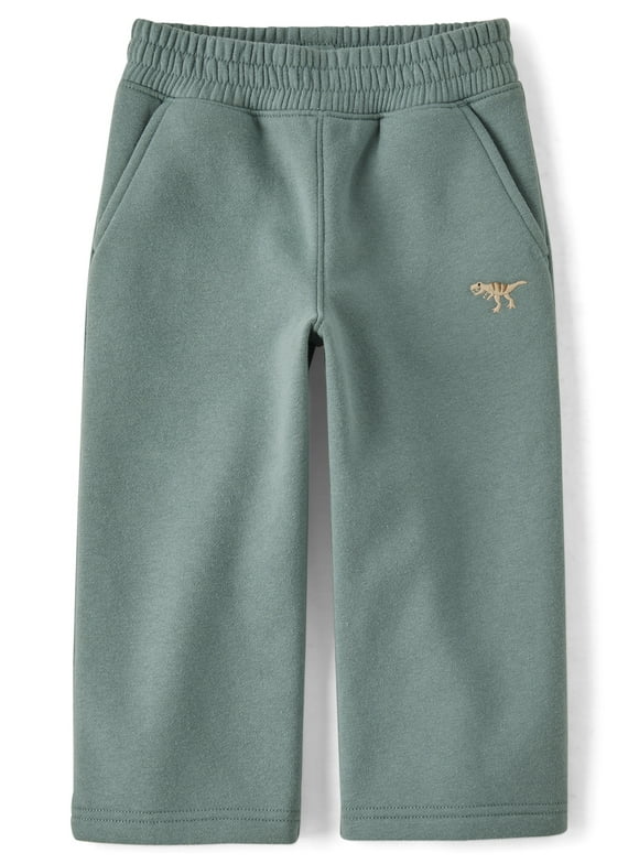 Baby & Toddler Boys Active Fleece Wide Leg Sweatpants, Sizes 6M-5T