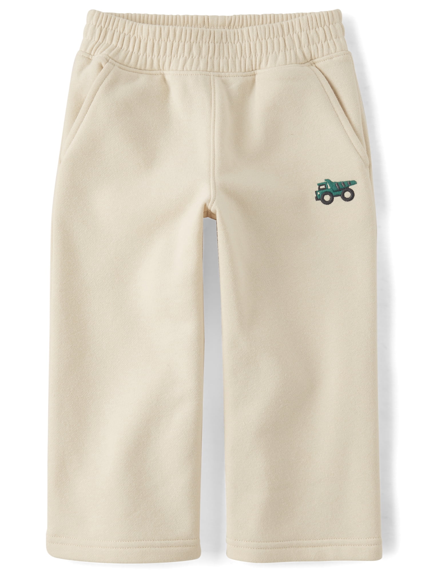 The Children's Place Baby & Toddler Boys Active Fleece Wide Leg Sweatpants, Sizes 6M-5T