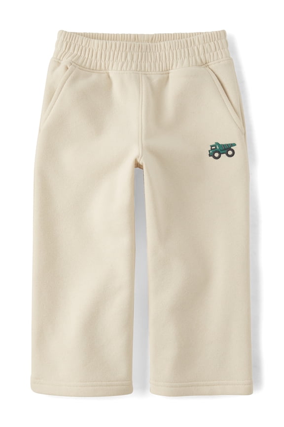 Baby & Toddler Boys Active Fleece Wide Leg Sweatpants, Sizes 6M-5T