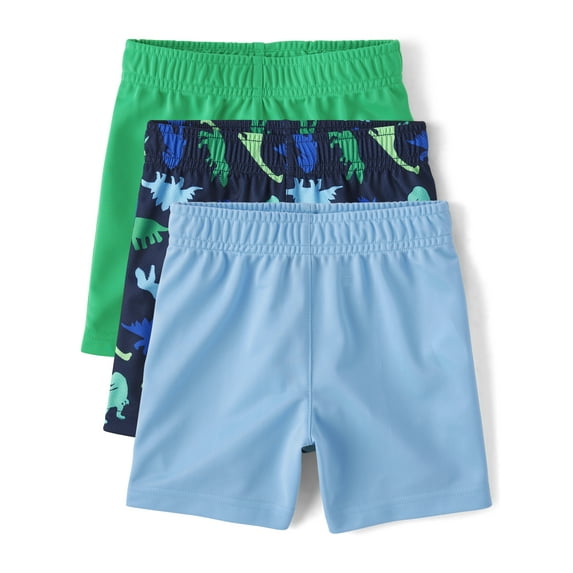 The Children's Place Baby & Toddler Boys Basketball Shorts, 3-Pack, Sizes 6M-5T