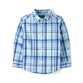 thumbnail image 1 of The Children's Place Baby & Toddler Boys Long Sleeve Button Up Shirt, Sizes 6M-5T, 1 of 3
