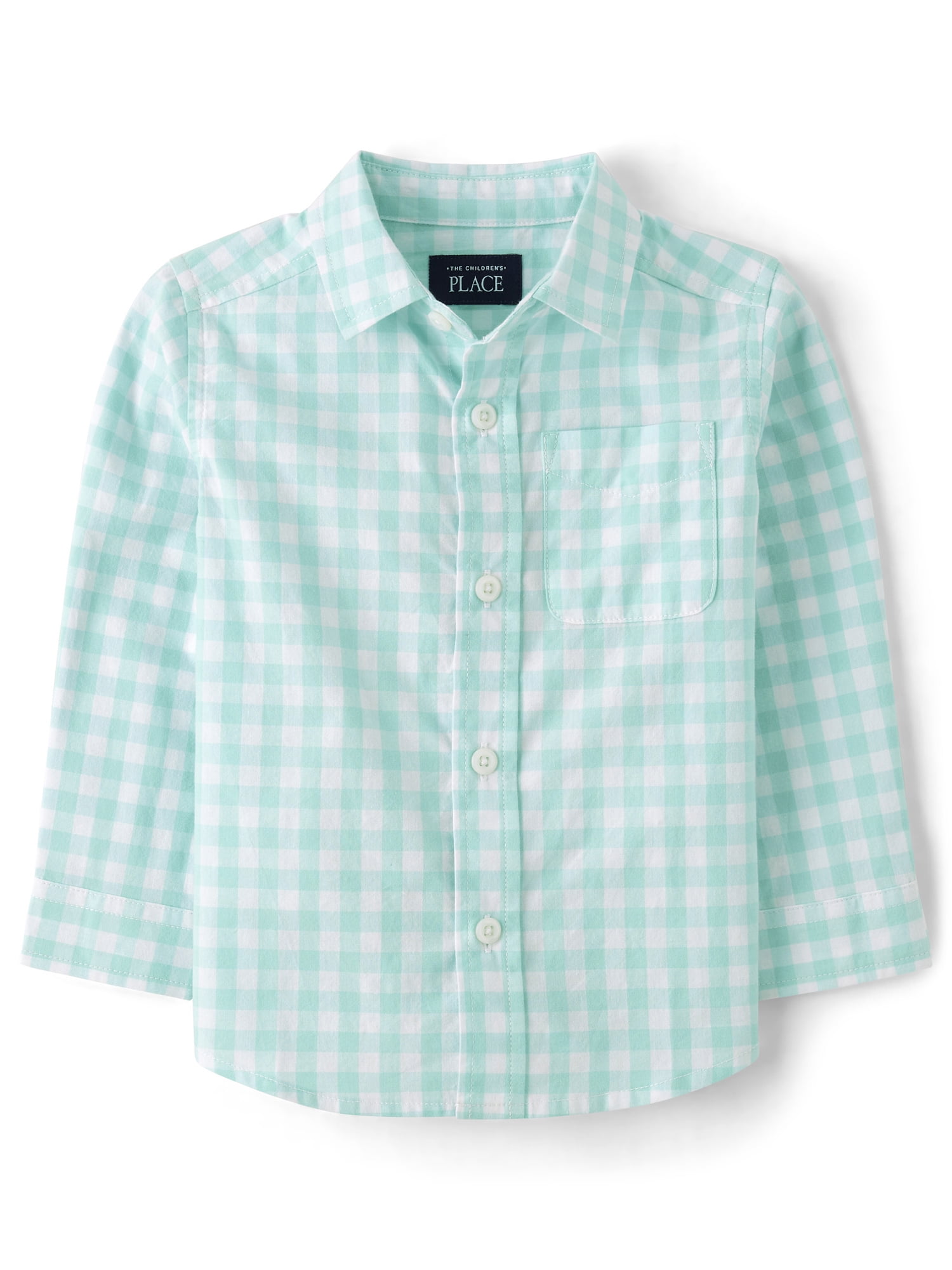 The Children's Place Baby & Toddler Boys Gingham Button Up Shirt