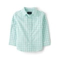 thumbnail image 1 of The Children's Place Baby & Toddler Boys Long Sleeve Button Up Shirt, Sizes 6M-5T, 1 of 3