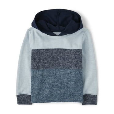 The Children's Place Baby & Toddler Boys Long Sleeve Colorblock Hoodie, Sizes 6M-5T