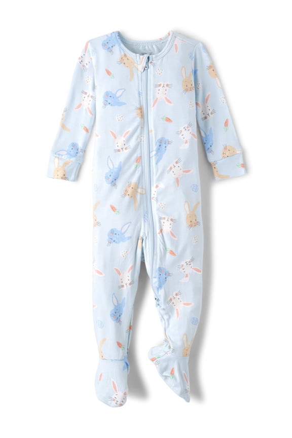 Baby & Toddler Boys Long Sleeve Easter Footed Onesie, Sizes NB-5T