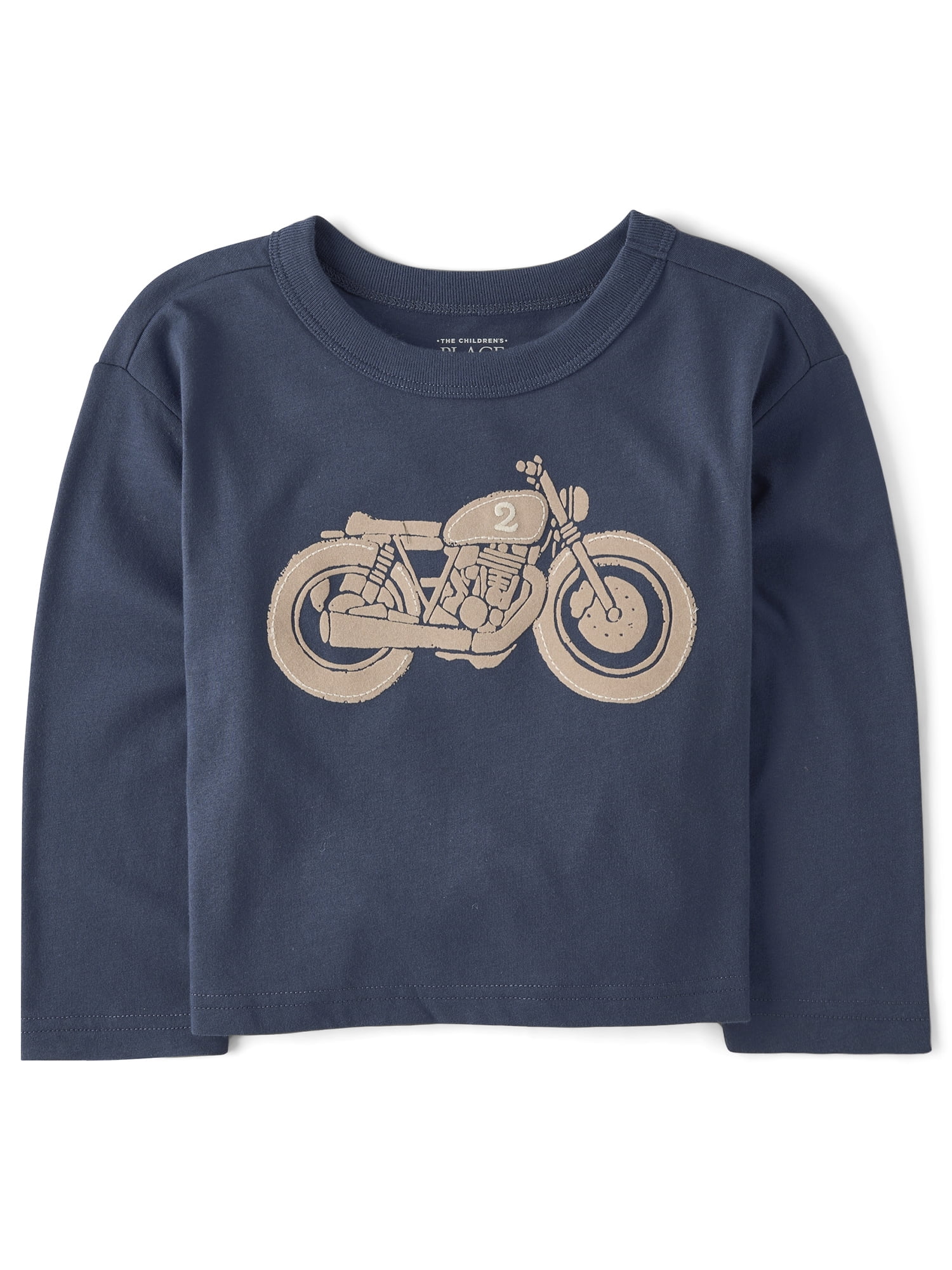 The Children's Place Baby & Toddler Boys Long Sleeve Embroidered Vehicle Top, Sizes 6M-5T