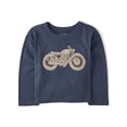 thumbnail image 1 of The Children's Place Baby & Toddler Boys Long Sleeve Embroidered Vehicle Top, Sizes 6M-5T, 1 of 4