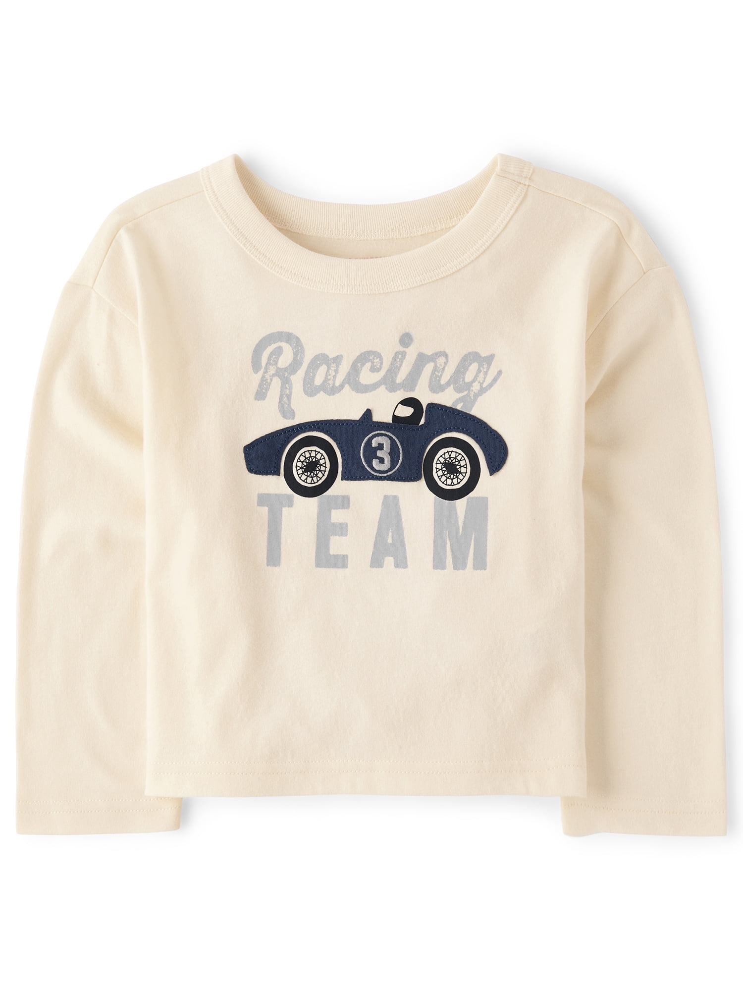 The Children's Place Baby & Toddler Boys Long Sleeve Embroidered Vehicle Top, Sizes 6M-5T
