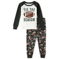 thumbnail image 1 of The Children's Place Toddler Boys Snug Fit Football Cotton PJs, Sizes 12M-5T, 1 of 3