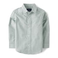 thumbnail image 1 of The Children's Place Baby & Toddler Boys Long Sleeve Poplin Button Up Shirt, Sizes 6M-5T, 1 of 3