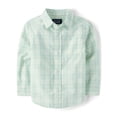 thumbnail image 1 of The Children's Place Baby & Toddler Boys Long Sleeve Poplin Button Up Shirt, Sizes 6M-5T, 1 of 3