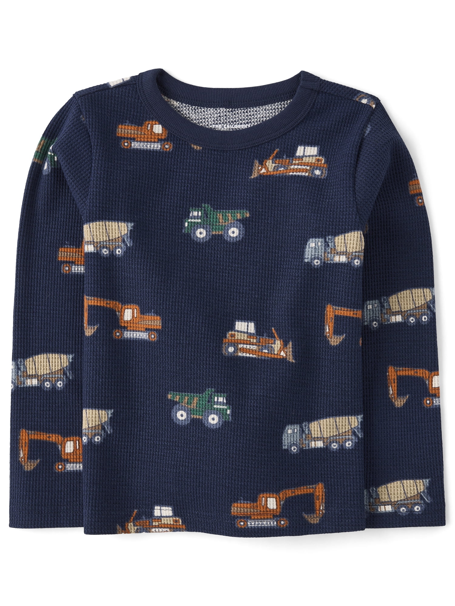 The Children's Place Baby & Toddler Boys Long Sleeve Printed Thermal Top, Sizes 6M-5T