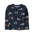 thumbnail image 1 of The Children's Place Baby & Toddler Boys Long Sleeve Printed Thermal Top, Sizes 6M-5T, 1 of 3