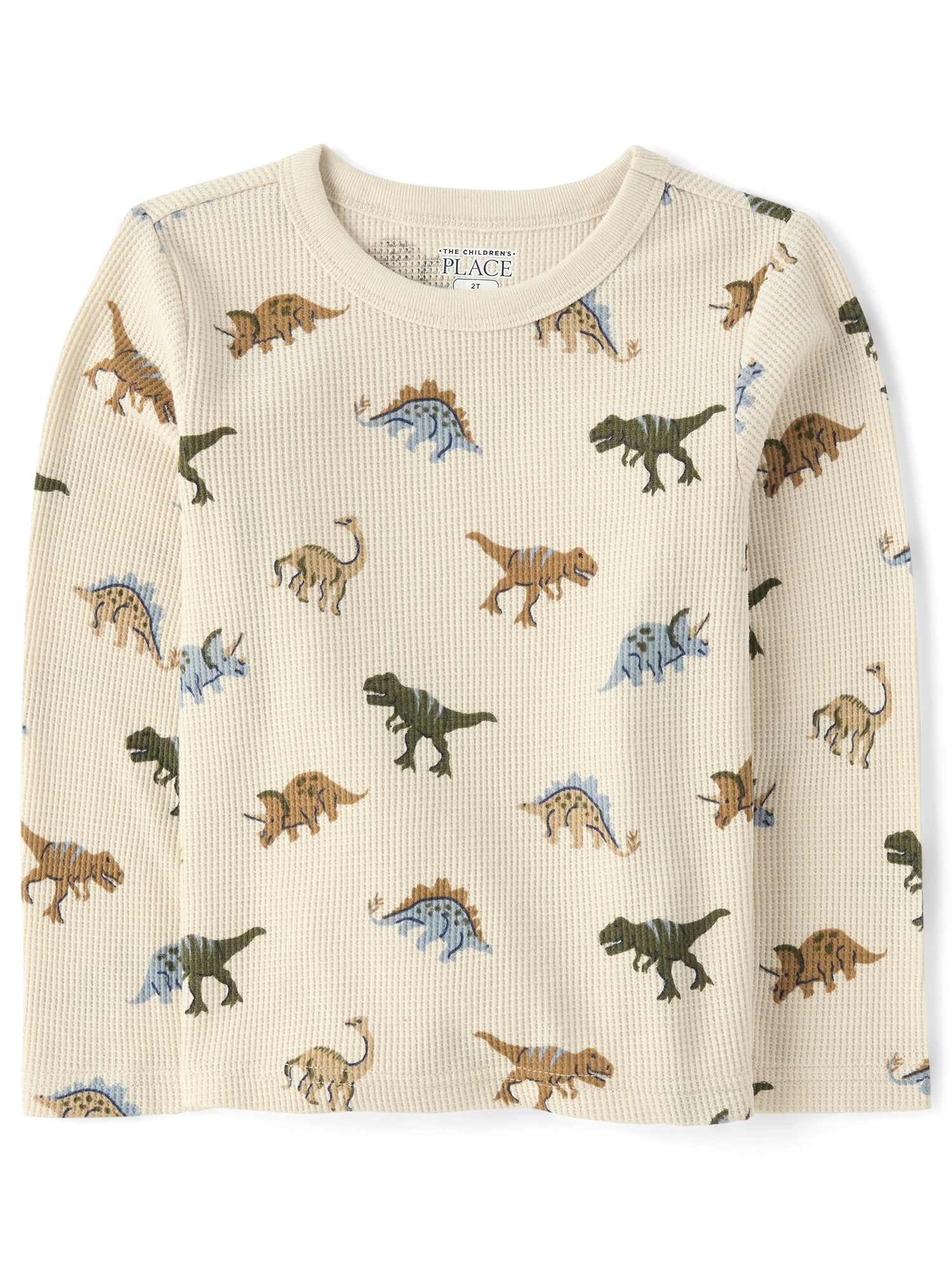 The Children's Place Baby & Toddler Boys Long Sleeve Printed Thermal Top, Sizes 6M-5T