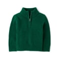 thumbnail image 1 of The Children's Place Baby Toddler Boys Long Sleeve Half Zip Sweater, Sizes 6M-5T, 1 of 3