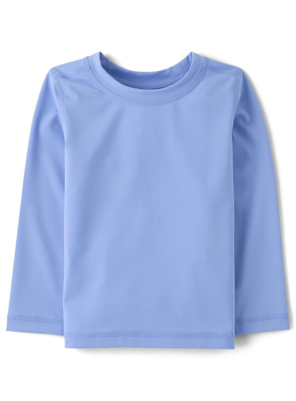 Baby & Toddler Boys Long Sleeve Solid Rashguard, Sizes 6M-5T