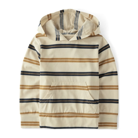 The Children's Place Baby & Toddler Boys Long Sleeve Striped Hoodie, Sizes 6M-5T