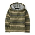 thumbnail image 1 of The Children's Place Baby & Toddler Boys Long Sleeve Striped Hoodie, Sizes 6M-5T, 1 of 3