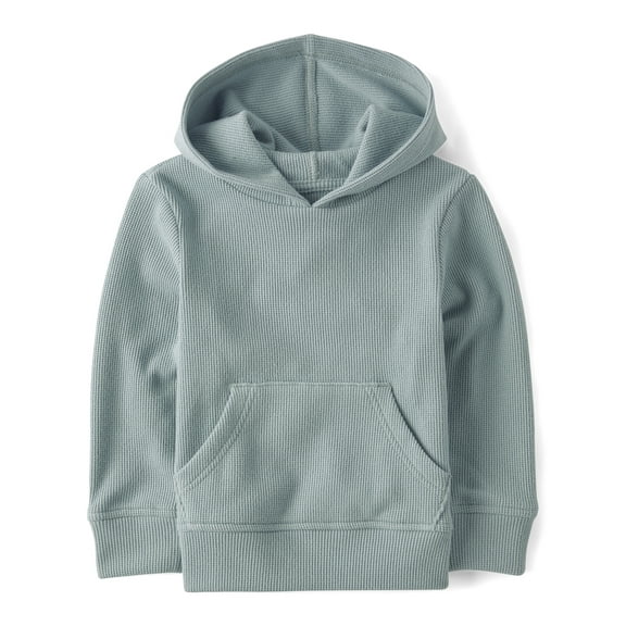 The Children's Place Baby & Toddler Boys Long Sleeve Thermal Hoodie, Sizes 6M-5T