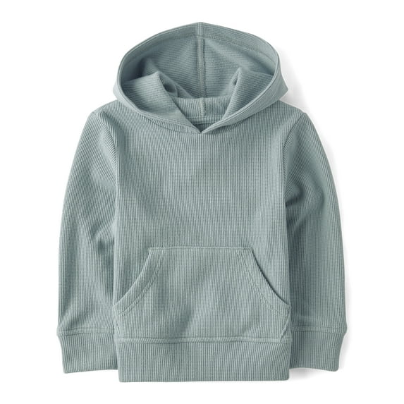 The Children's Place Baby & Toddler Boys Long Sleeve Thermal Hoodie, Sizes 6M-5T