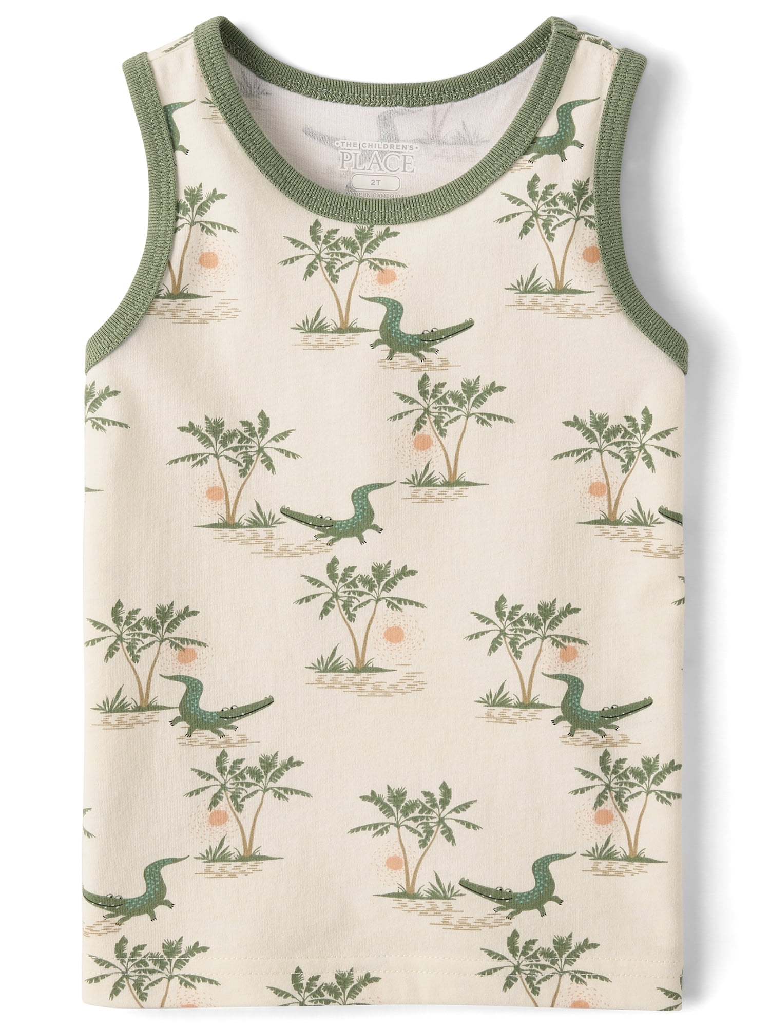 The Children's Place Baby & Toddler Boys Printed Sleeveless Tank Top, Sizes 6M-5T
