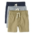 thumbnail image 1 of The Children's Place Baby Toddler Boys Pull-On Jogger Short, 3-Pack, Sizes 6M-5T, 1 of 4