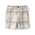 thumbnail image 1 of The Children's Place Baby & Toddler Boys Pull On Plaid Chino Shorts, Sizes 6M-5T, 1 of 4