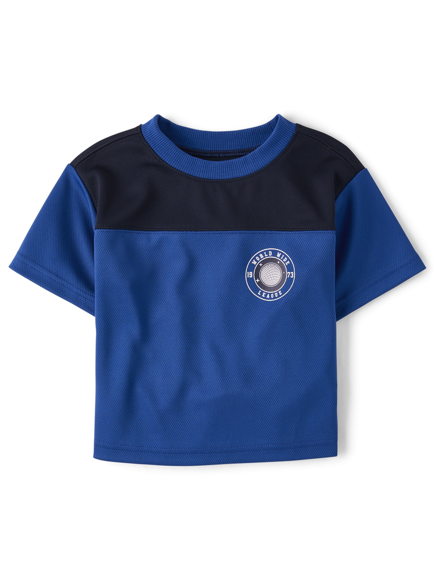 The Children's Place Baby & Toddler Boys Quick Dry Colorblock Football Top, Sizes 6M-5T