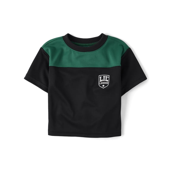 The Children's Place Baby & Toddler Boys Quick Dry Colorblock Football Top, Sizes 6M-5T