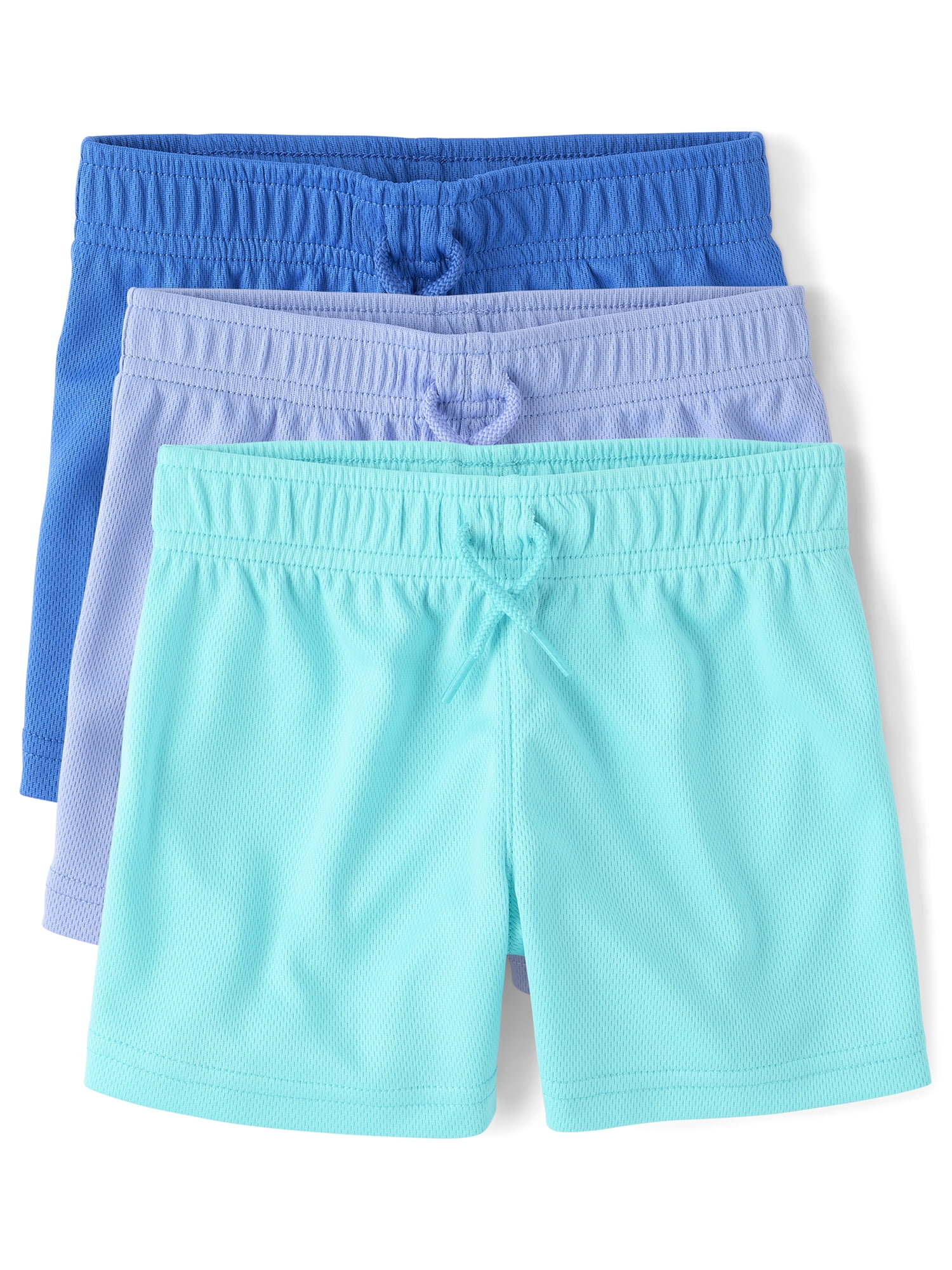 The Children's Place Baby & Toddler Boys Quick Dry Lined Mesh Short, 3-Pack, Sizes 6M-5T
