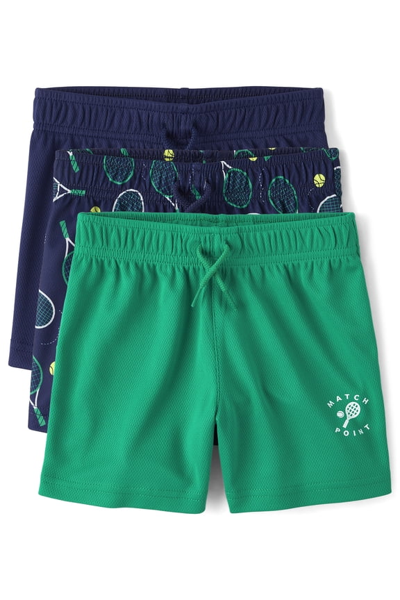 Baby & Toddler Boys Quick Dry Lined Mesh Short, 3-Pack, Sizes 6M-5T
