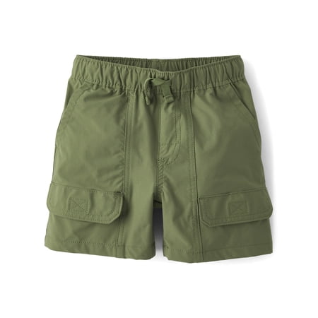 The Children's Place Baby & Toddler Boys Quick Dry Ripstop Cargo Shorts, Sizes 6M-5T