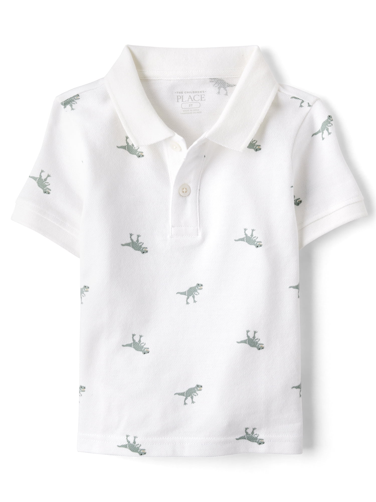 The Children's Place Baby & Toddler Boys Short Sleeve Allover Print Polo, Sizes 6M-5T
