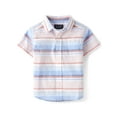 thumbnail image 1 of The Children's Place Baby Toddler Boys Short Sleeve Button Up Shirt, Sizes 6M-5T, 1 of 3
