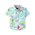 thumbnail image 1 of The Children's Place Baby Toddler Boys Short Sleeve Button Up Shirt, Sizes 6M-5T, 1 of 3