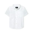 thumbnail image 1 of The Children's Place Baby Toddler Boys Short Sleeve Button Up Shirt, Sizes 6M-5T, 1 of 3