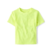 Baby & Toddler Boys Short Sleeve Marled Pocket Tee, Sizes 6M-5T