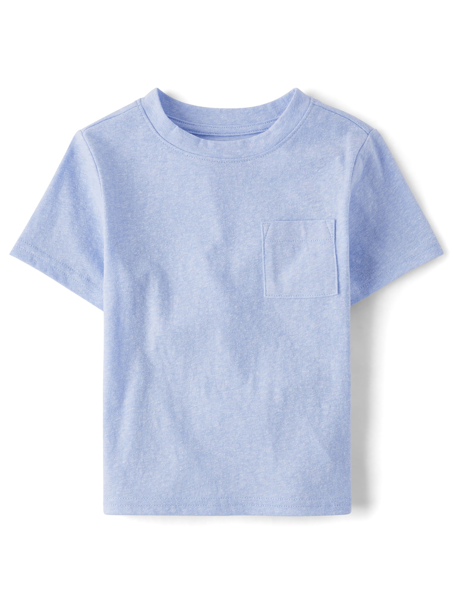 The Children's Place Baby & Toddler Boys Short Sleeve Marled Pocket Tee, Sizes 6M-5T