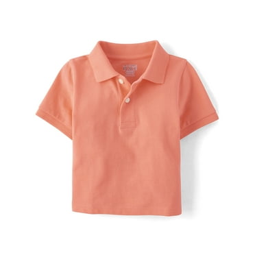 The Children's Place Baby & Toddler Boys Short Sleeve Pique Polo, Sizes 6M-5T