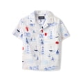 thumbnail image 1 of The Children's Place Baby & Toddler Boys Short Sleeve Poplin Button Up Shirt, Sizes 6M-5T, 1 of 4
