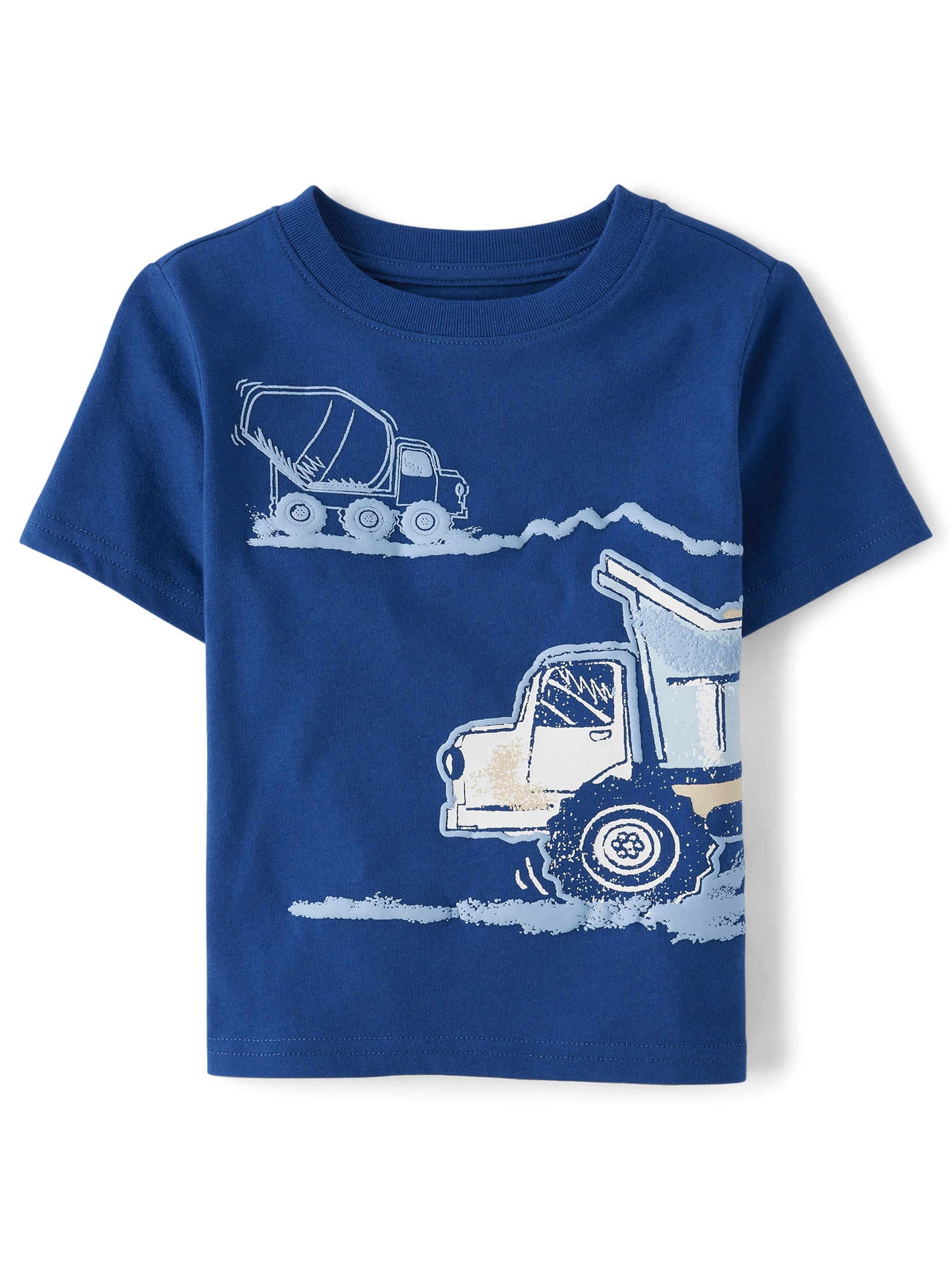 The Children's Place The Children's Place Baby & Toddler Boys Short Sleeve Puff Print Vehicle Tee, Sizes 6M-5T