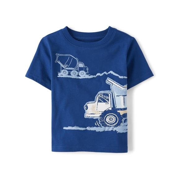 The Children's Place Baby & Toddler Boys Short Sleeve Puff Print Vehicle Tee, Sizes 6M-5T
