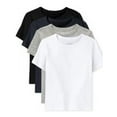 thumbnail image 1 of The Children's Place Baby Toddler Boys Short Sleeve Undershirt, 4-Pack, Sizes 6M-5T, 1 of 1