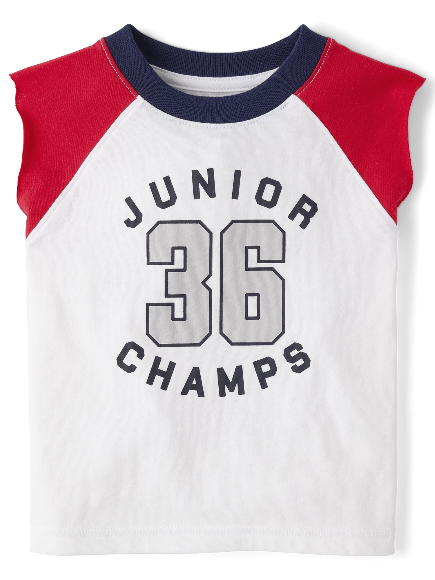 The Children's Place Baby & Toddler Boys Sleeveless Varsity Muscle Tank Top, Sizes 6M-5T
