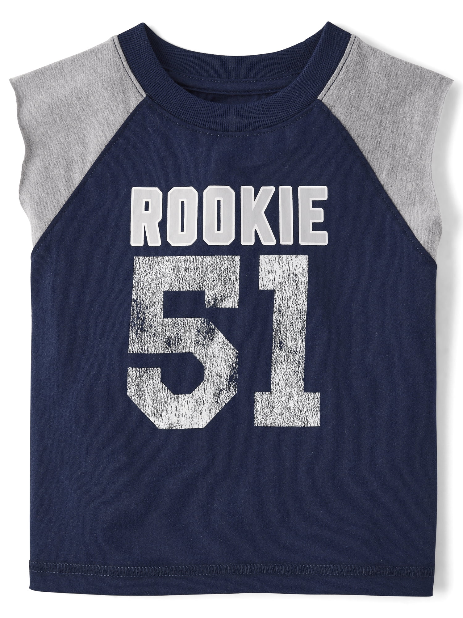 The Children's Place Baby & Toddler Boys Sleeveless Varsity Muscle Tank Top, Sizes 6M-5T