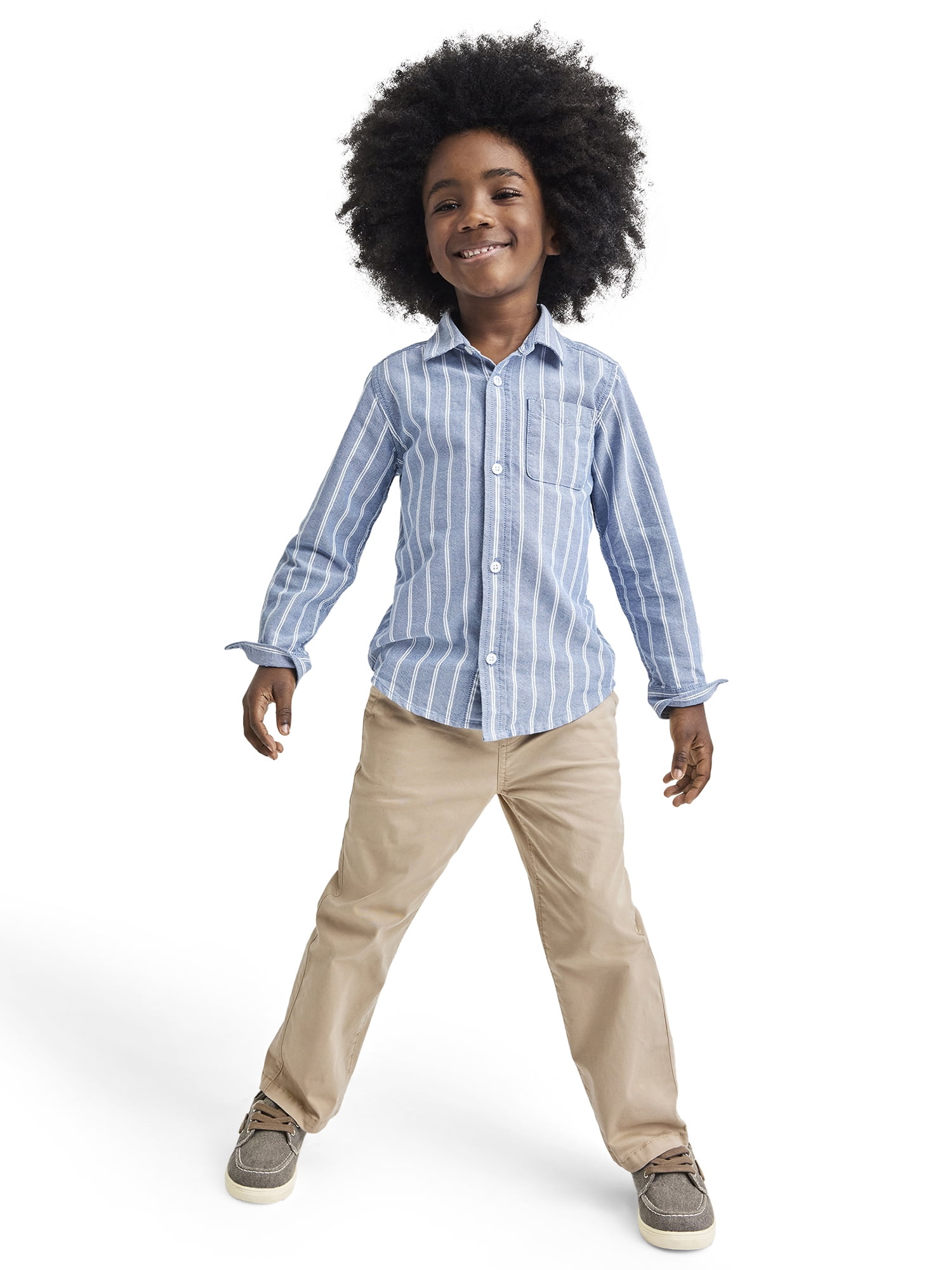 The Children's Place Baby & Toddler Boys Straight Fit Pull On Chino Pants, Sizes 6M-5T
